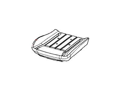 Dodge 1MR46GMRAA COVER Front Seat Cushion