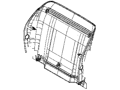 Dodge 68021471AA PANEL Seat Back