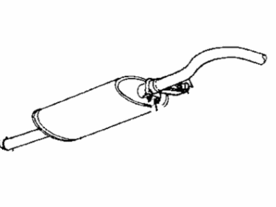 1994 Dodge Caravan Muffler - E0022739
