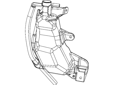Dodge 5165708AA BOTTLE Coolant Recovery