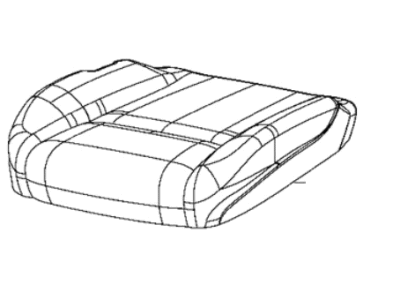 Dodge 5YA31DX9AA COVER Front Seat Cushion