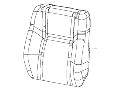 Dodge 5YA30LR5AA COVER Front Seat Back