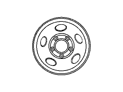Dodge 52106212AC WHEEL Steel 5 Stud
