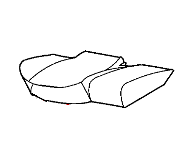 Jeep YL941DVAA COVER Rear Seat Cushion 60%