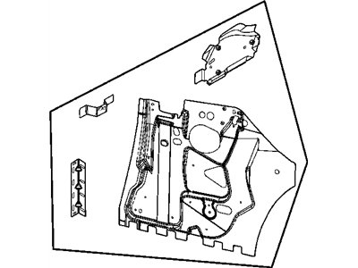Chrysler 4878706AI PANEL Quarter Inner