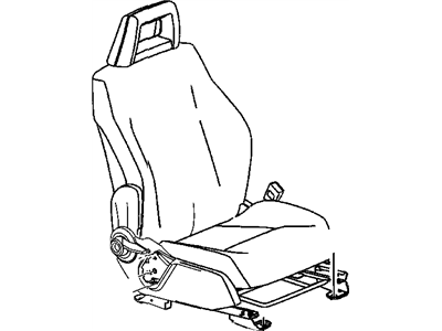 2007 Jeep Compass Seat Belt - 1CW251DVAA