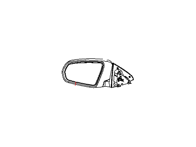 2011 Chrysler 200 Car Mirror - 68081541AB