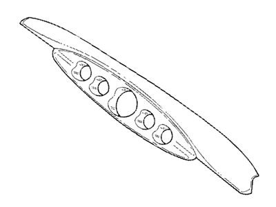 Chrysler LP641XT PANEL Instrument Upper