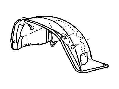Jeep 55360144AG LINER Front Fender
