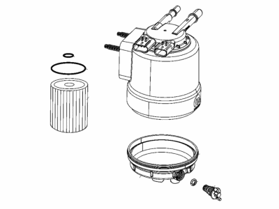 Ram 68358393AA Fuel Filter