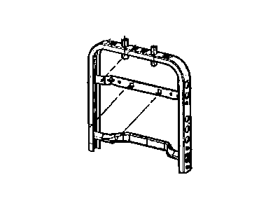 Chrysler 5134505AA FRAME Front Seat Back