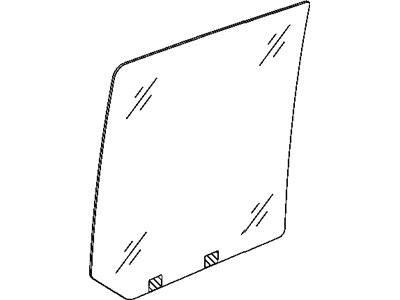 Jeep 55396556AA GLASS Rear Door