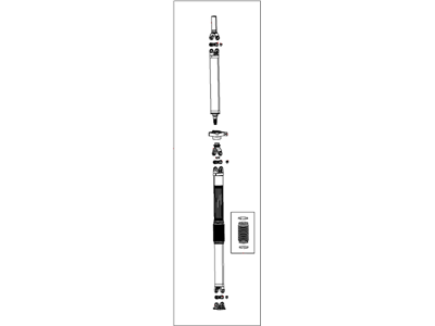 2020 Ram 1500 Drive Shaft - 52123828AA