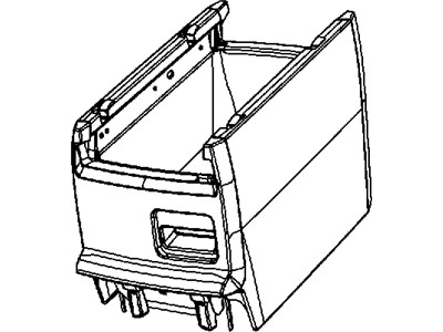 Mopar 1JC89BD5AA Storage Compart, Rear