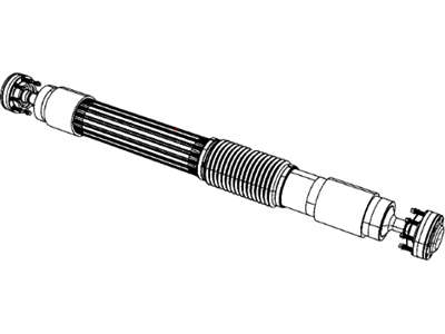 Jeep 52853346AD SHAFT Drive Rear 1-Piece
