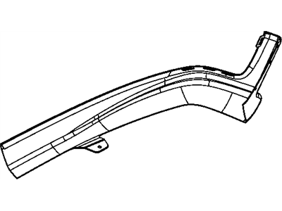 2004 Dodge Dakota Air Deflector - 5JL00ZDRAA