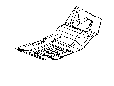 Mopar 55361064AB Silencer Floor Pan Front Tunnel
