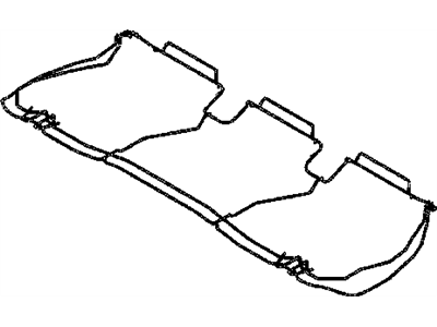 Chrysler 5159150AA FRAME Rear Seat Cushion