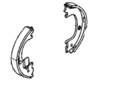 Dodge Intrepid Parking Brake Shoe - BHKP7300