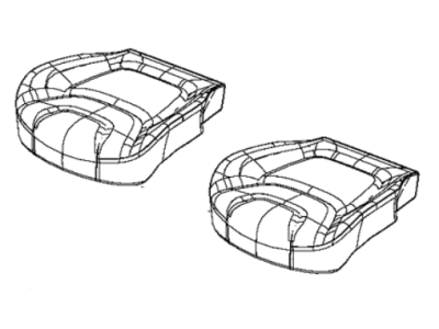 Jeep 6ST07DX9AA COVER Front Seat Cushion