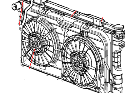 Chrysler Radiator - 4809168AD