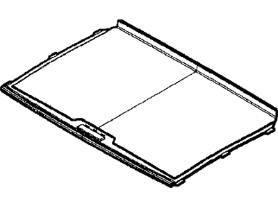 Dodge 1AQ73BD1AA SUNSHADE Sunroof