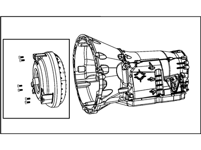 Jeep 68003108AB TRANSMISSION KIT With Torque Converter
