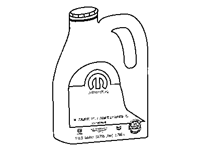 Jeep 4761851AF ENGINE OIL 5W20 Gallon MS-10797 [API SM ILSAC GF-4]
