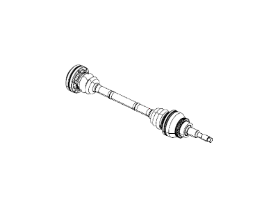 Dodge 68226552AA SHAFT Axle Half