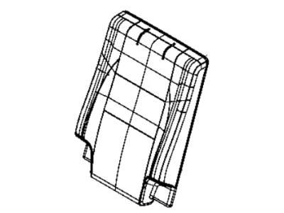 Dodge 6QK32YSAAA COVER Rear Seat Back 3rd Row