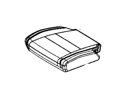 Dodge 6QK35YSAAA COVER Rear Seat Cushion 3rd Row