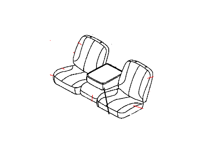 Dodge 1FN101D5AA COVER Front Seat Back Passenger