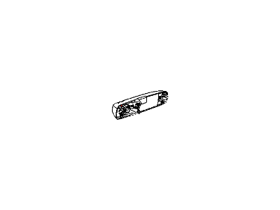 2010 Jeep Commander Door Handle - 1HP691RHAB