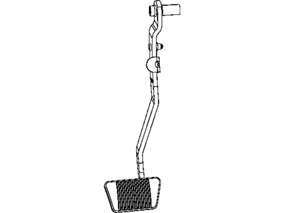 Ram 52014128AD PEDAL AND PAD Brake