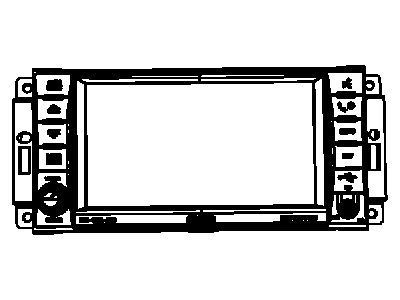 Mopar 5064818AB Radio Am / Fm / Dvd / Hdd / Nav / SDARS