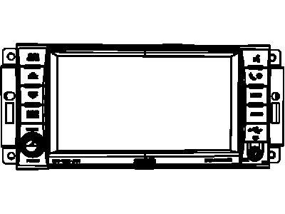 Mopar 5064954AC Radio Mw/FM/Dvd