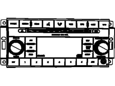 Mopar 5091113AB Radio AM/FM With CD