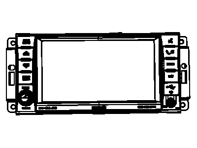 Dodge 5064867AB RADIO MW/FM/DVD/HDD/NAV