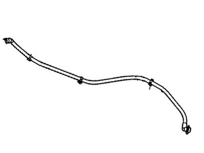 Jeep 68069322AA HOSE Sunroof Drain Rear Clips Included With Hose