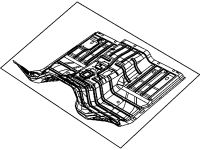 Ram 68036568AB PAN Front Floor