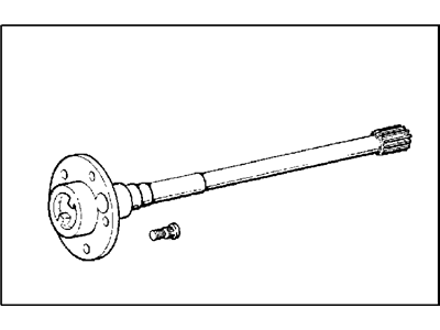 1998 Jeep Grand Cherokee Axle Shaft - 4856333