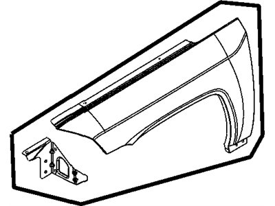 Jeep Compass Fender - 5160037AC