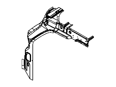 Mopar 5178058AB Inner Reinforcement, Passenger Side