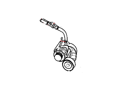 Dodge 5011241AA VALVE A/C and Heater Water