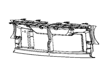 Mopar 68395946AB Support, Front