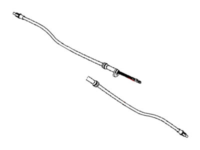 Dodge 68066189AF CABLE Parking Brake