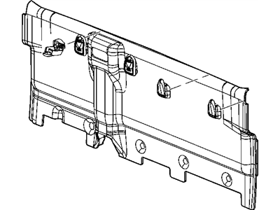 Ram 5KY40DK2AB PANEL Cab Back Trim