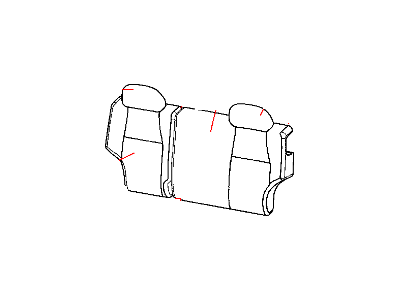 Jeep 1LA571D1AA COVER Rear Seat Back 60%
