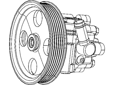 Ram 4593830AA PULLEY Power Steering Pump