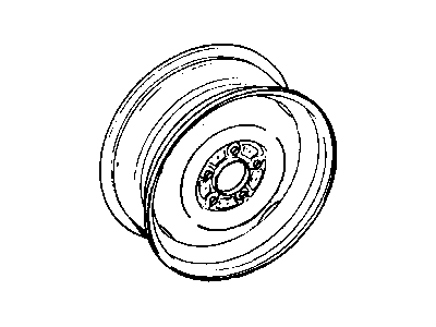 Jeep 52000019 WHEEL, Compact Spare